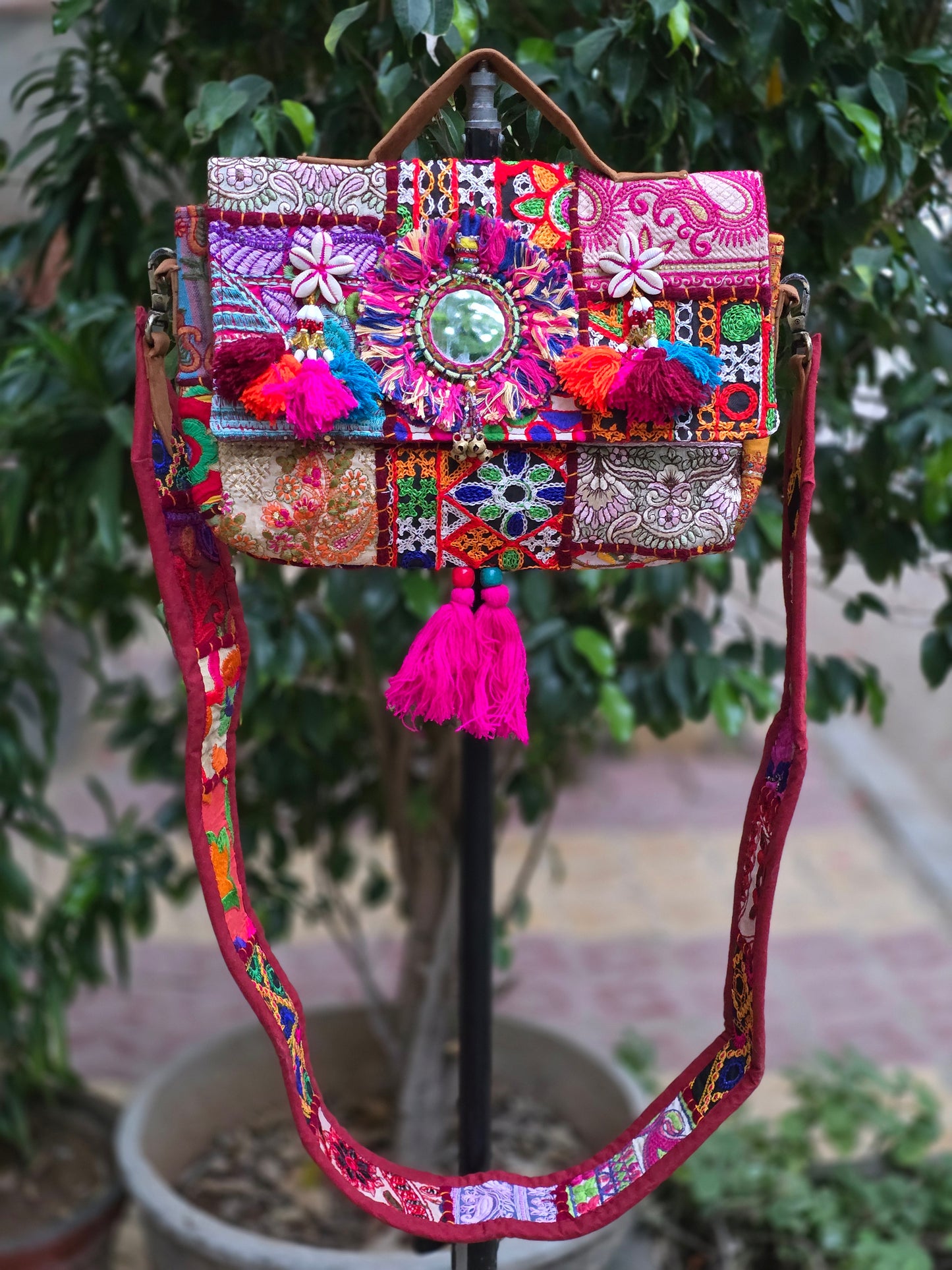 banjara bag with mirror work