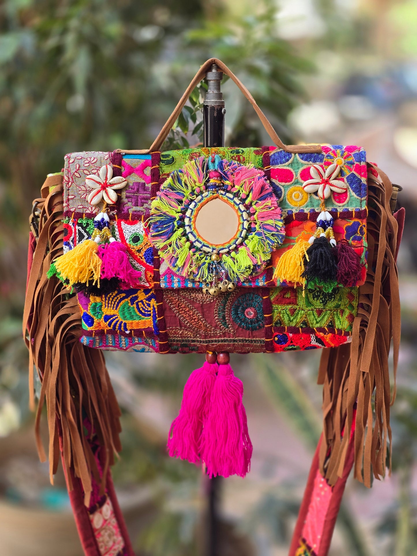 Banjara bag sling bag mirror work embroidery patch work bag