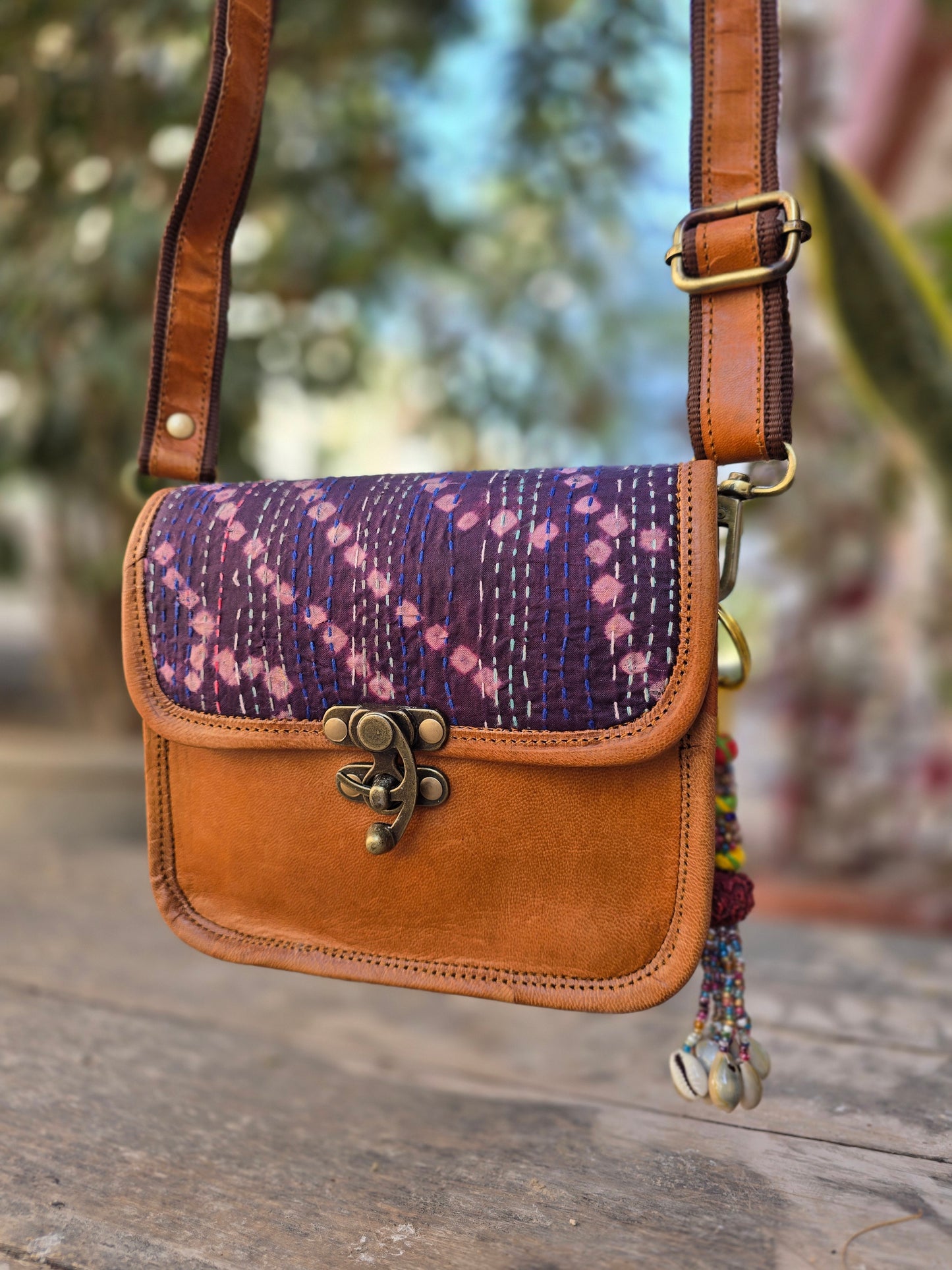 Genuine leather bag sling bag handbag purse Banjara Bag