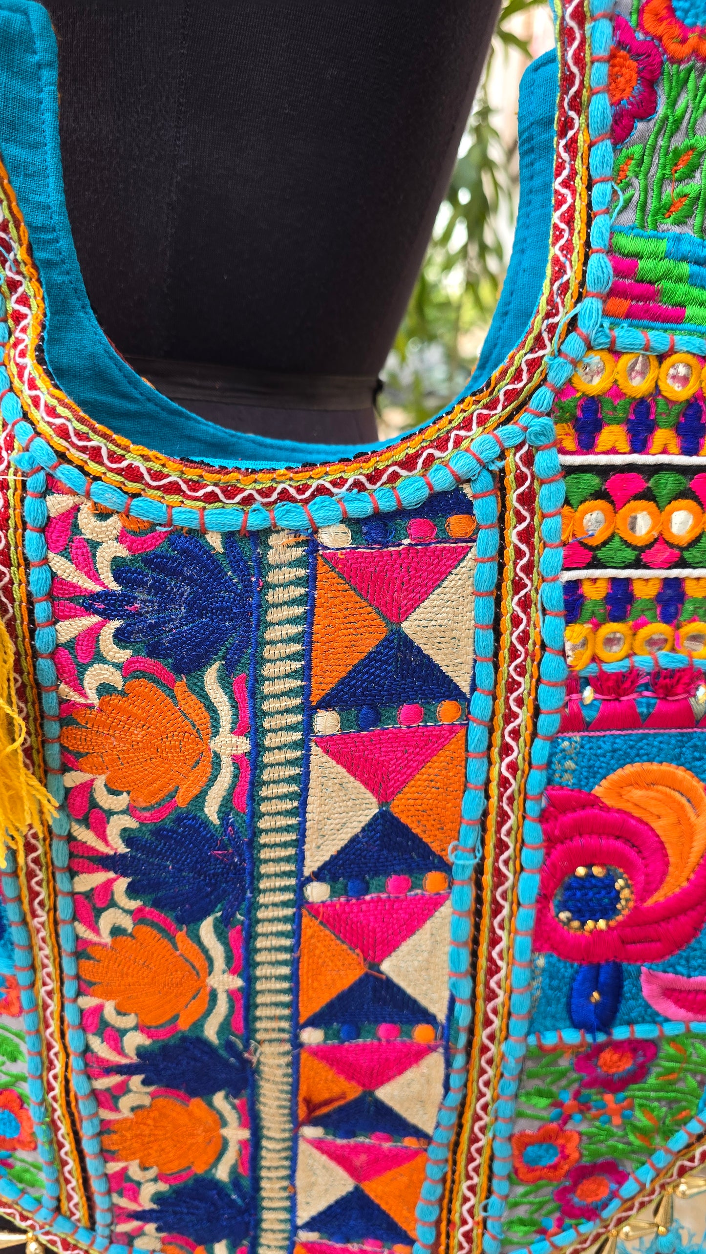 Banjara shoulder bag handmade tassels bag