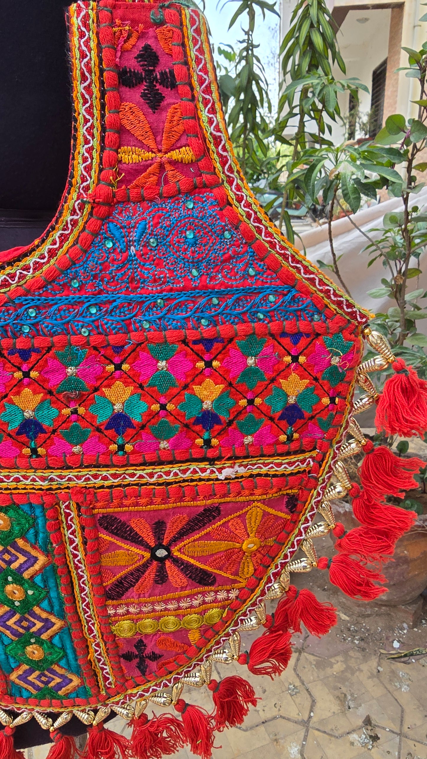 Banjara shoulder bag handmade tassels bag
