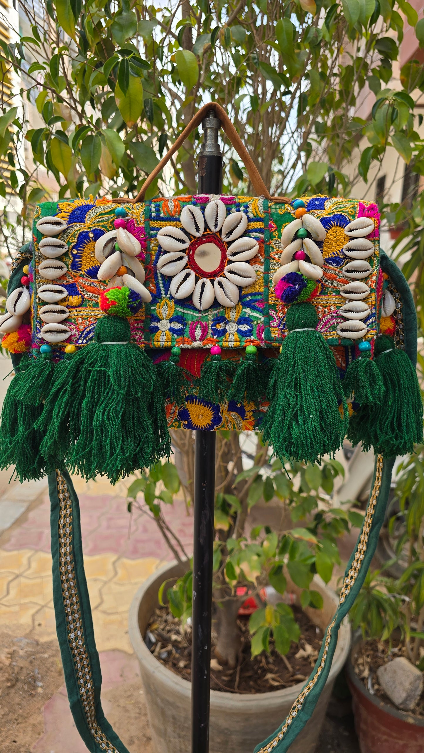 Banjara bag sling bag mirror work embroidery patch work bag