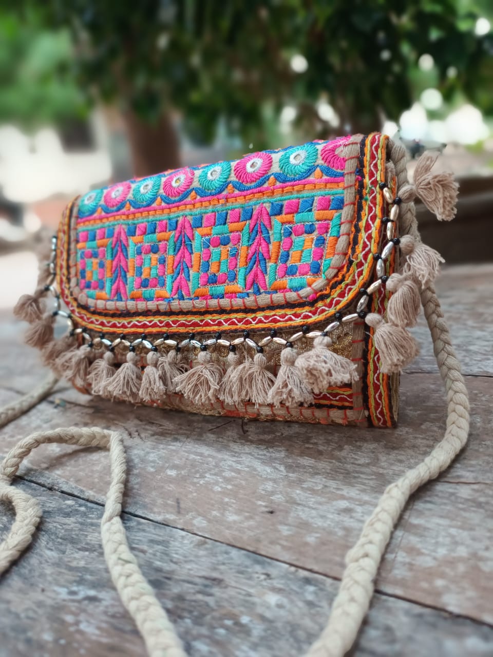 Banjara bag sling bag Beige colour