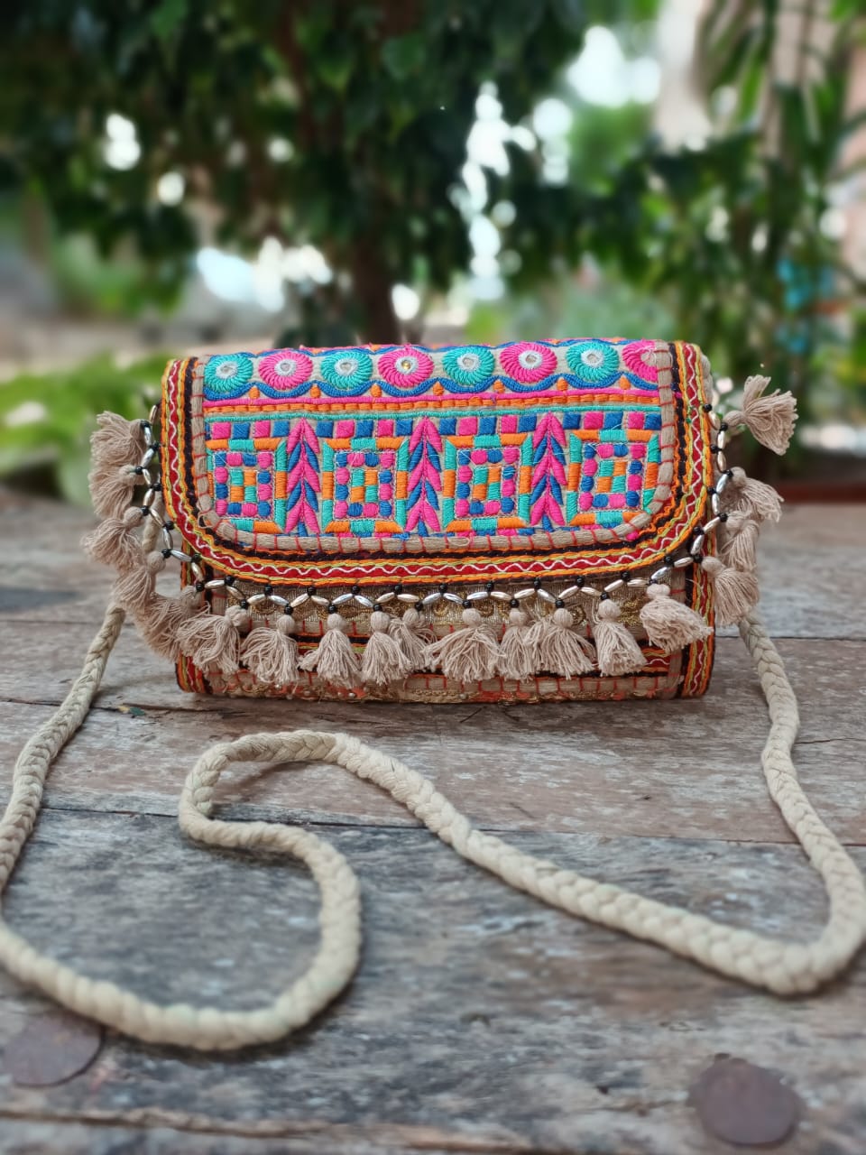 Banjara bag sling bag Beige colour