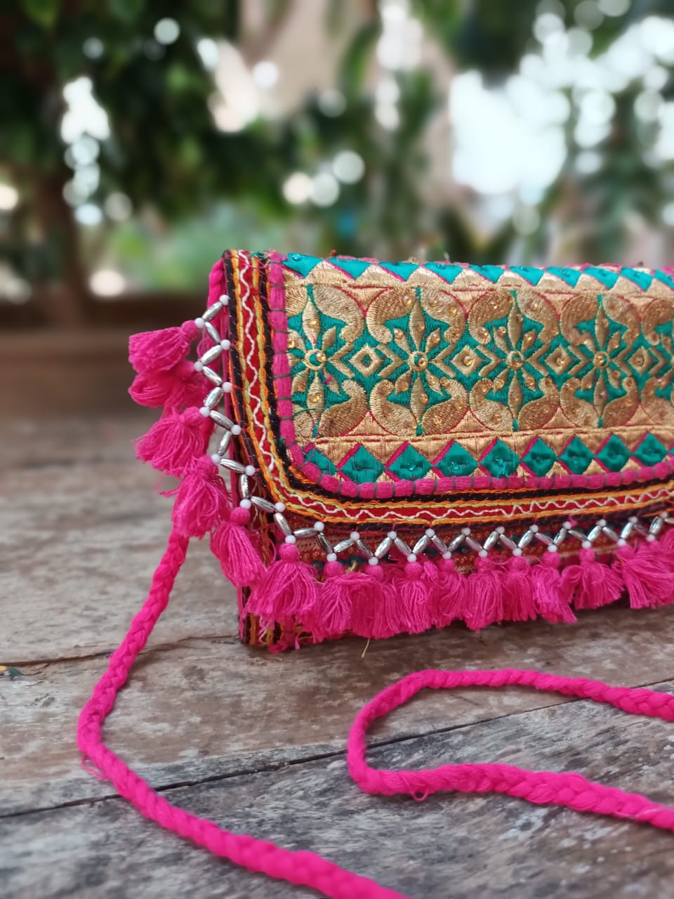 Banjara bag sling bag Pink colour