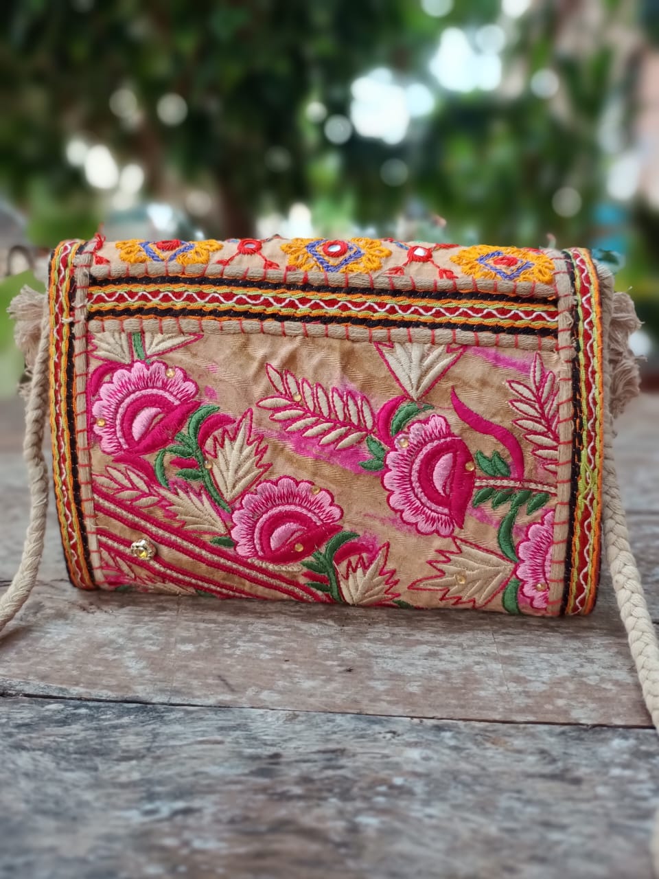 Banjara bag sling bag Beige colour