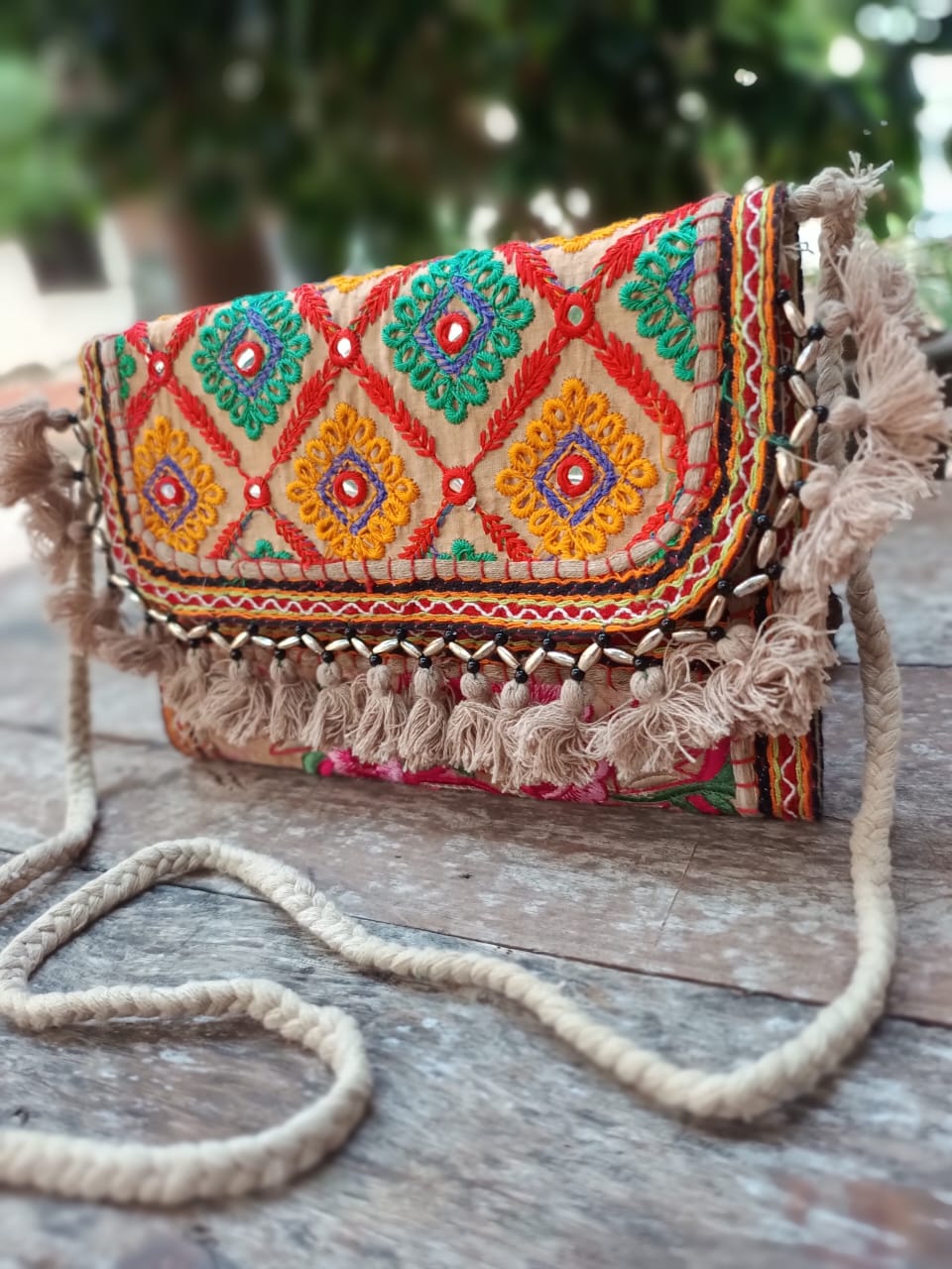 Banjara bag sling bag Beige colour