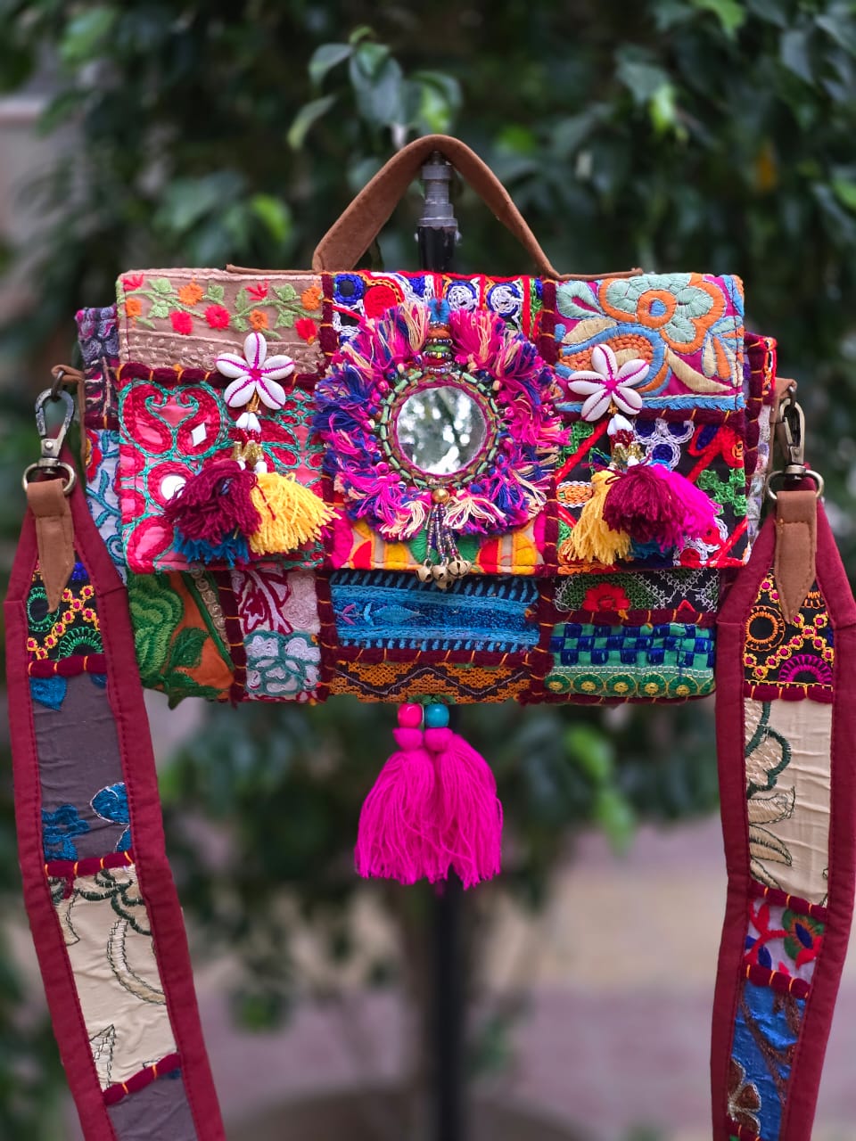 Banjara bag sling bag Mirror Hand work embroidery patch work bag