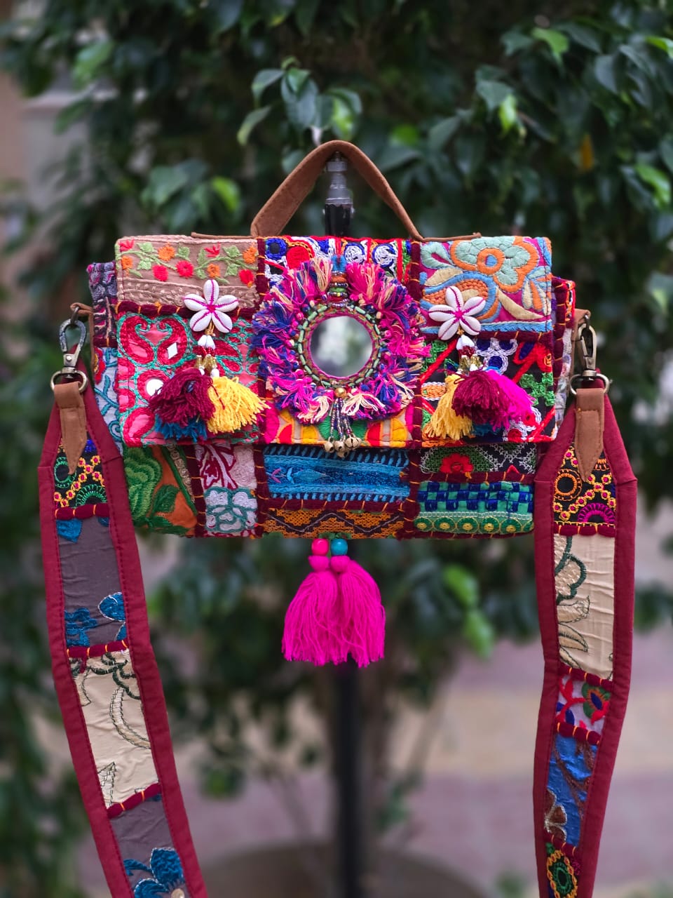 Banjara bag sling bag Mirror Hand work embroidery patch work bag