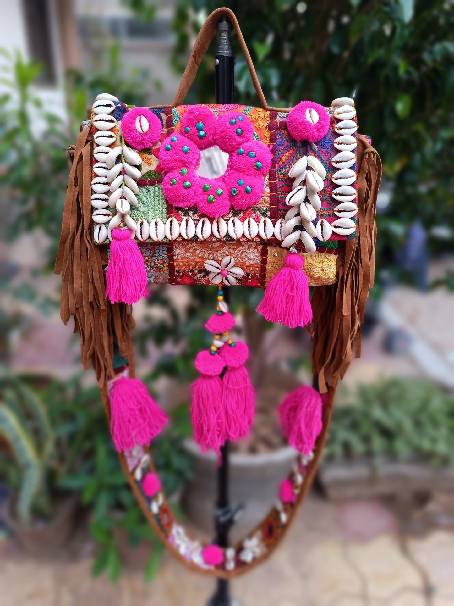 Banjara bag sling bag mirror work embroidery patch work bag