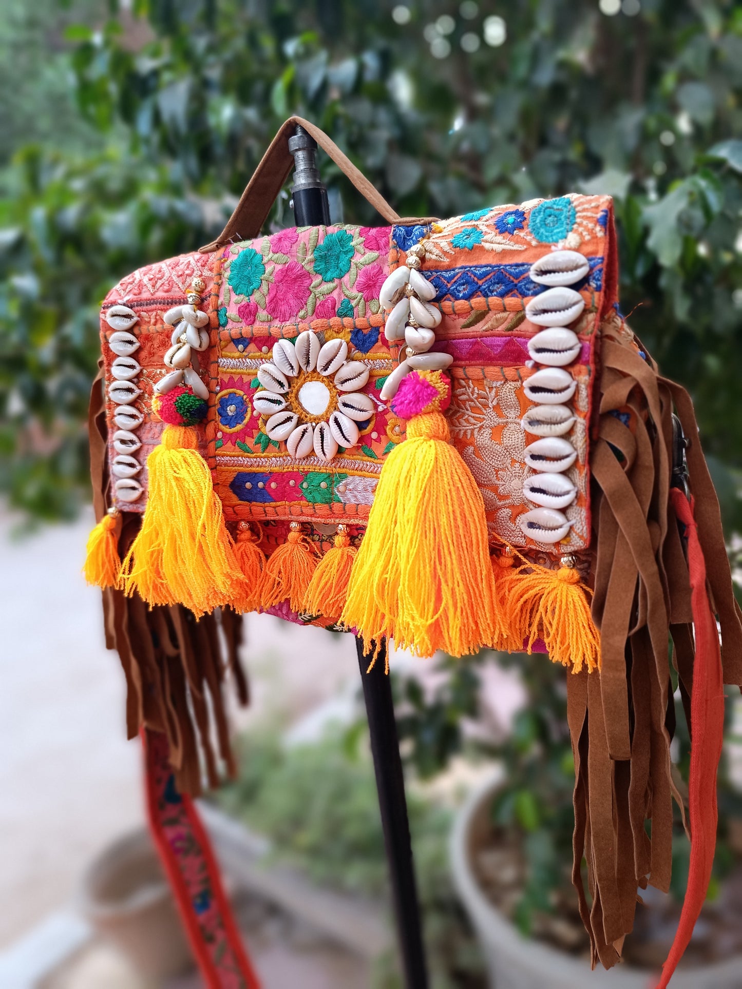 Banjara bag sling bag fringes bag