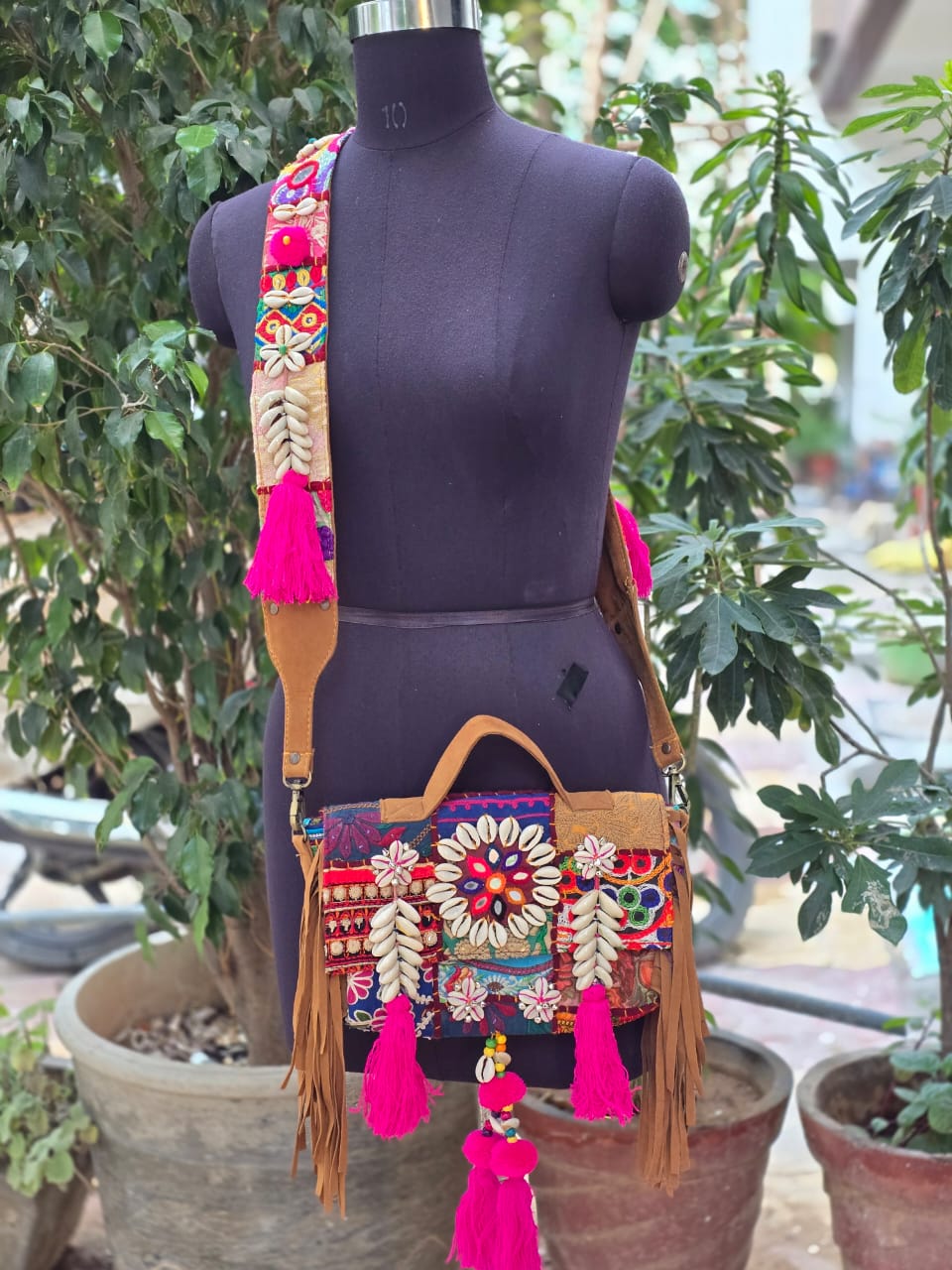 Banjara bag sling bag mirror work embroidery patch work bag