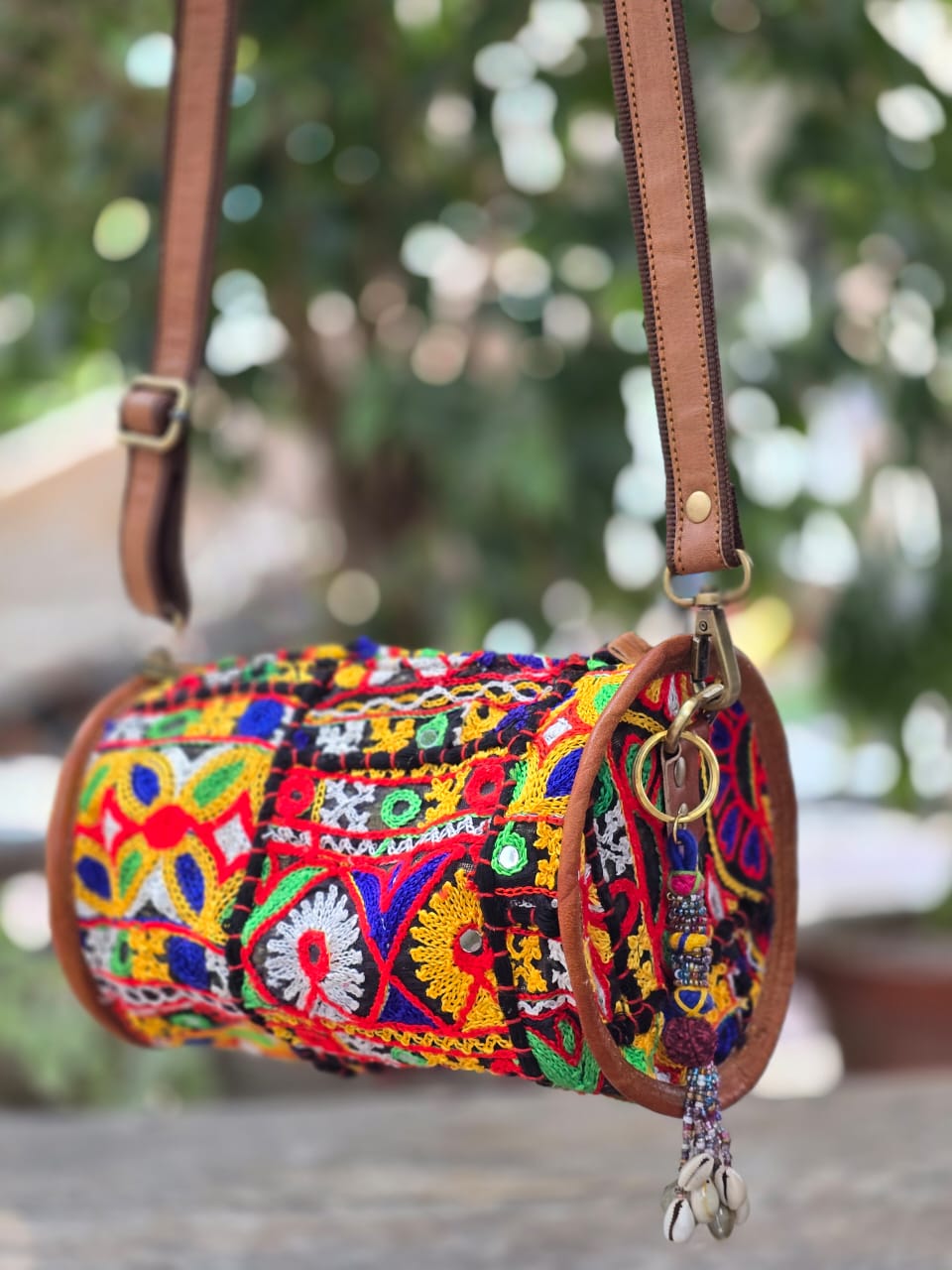 Genuine leather bag sling bag handbag purse Banjara Bag