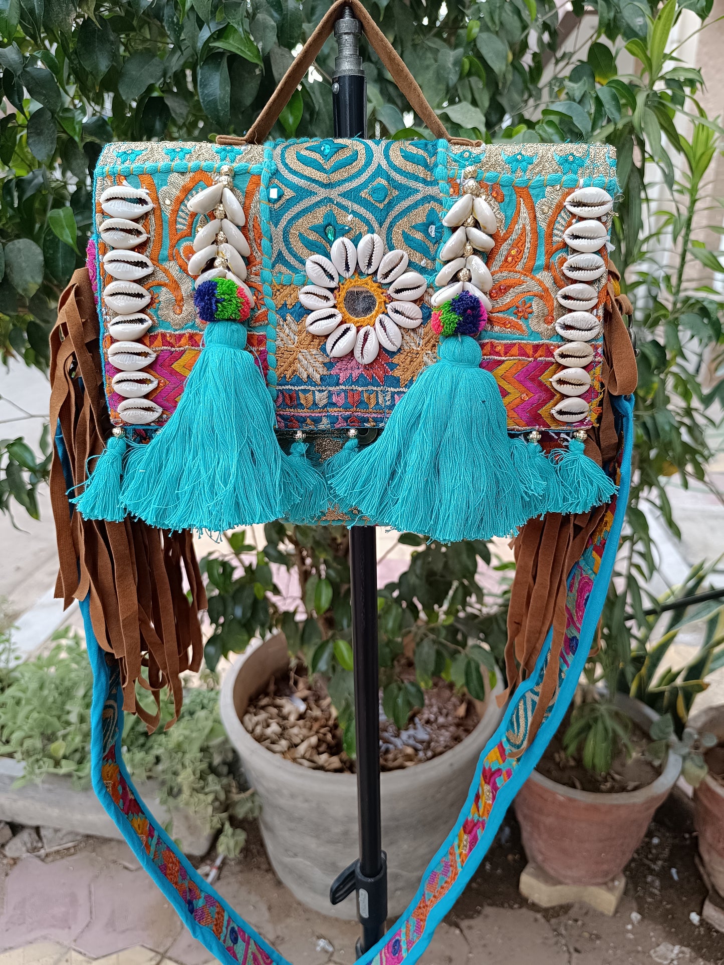Banjara bag sling bag fringes bag