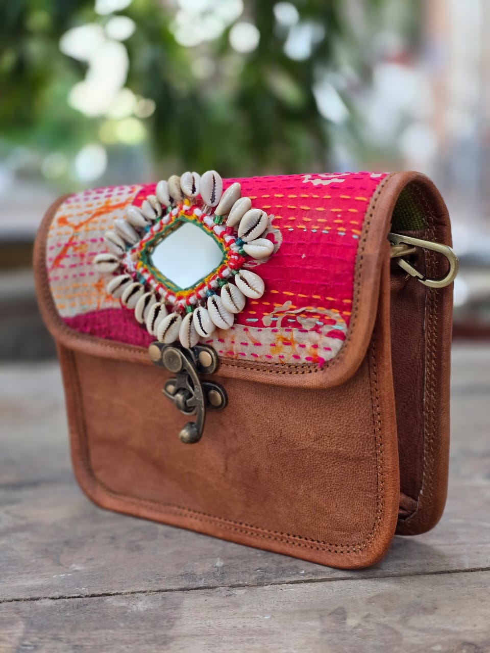 Genuine leather bag sling bag handbag purse Banjara Bag