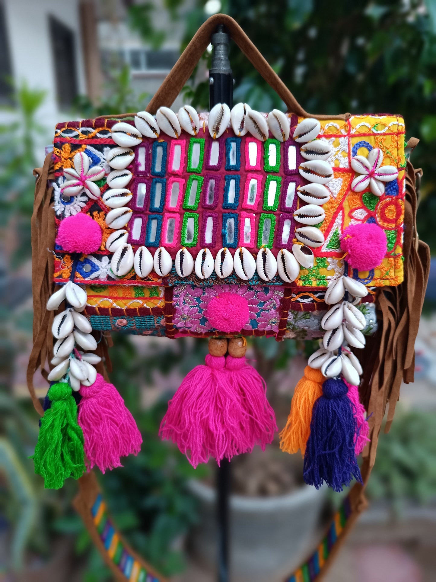 Banjara bag sling bag mirror work embroidery patch work bag