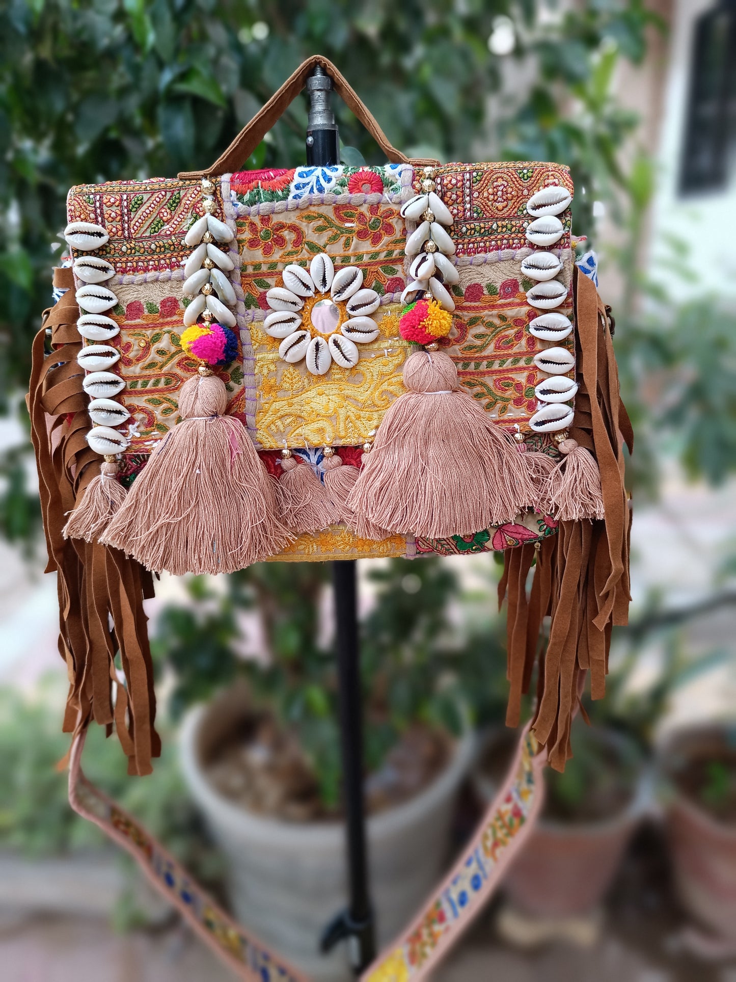 Banjara bag sling bag fringes bag