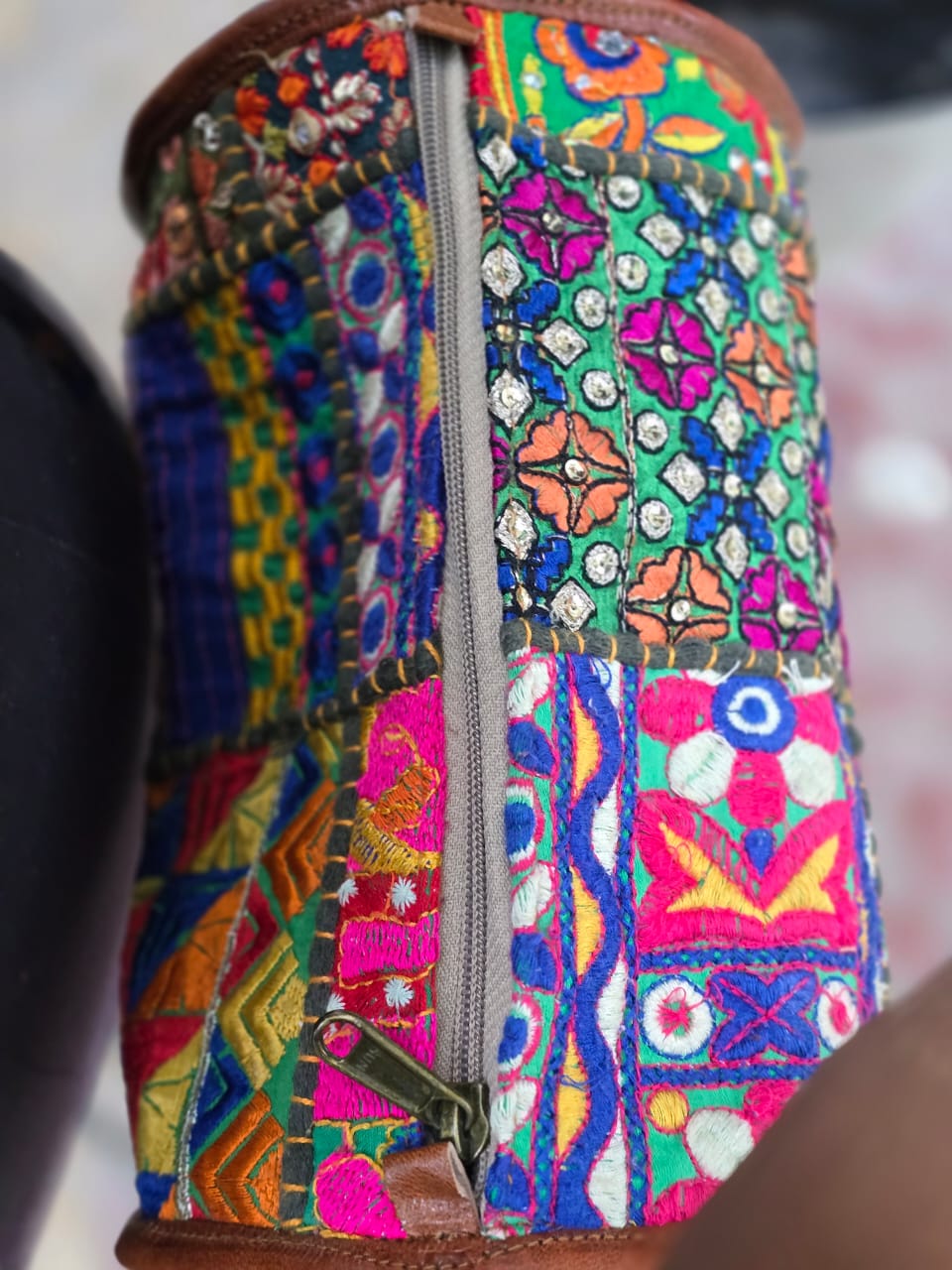 Genuine leather bag sling bag handbag purse Banjara Bag