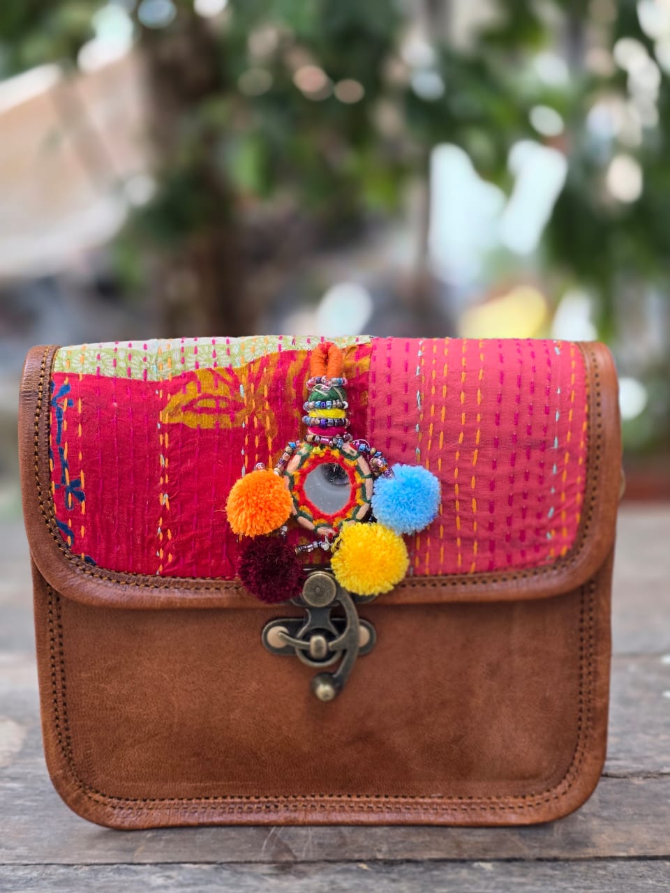 Genuine leather bag sling bag handbag purse Banjara Bag