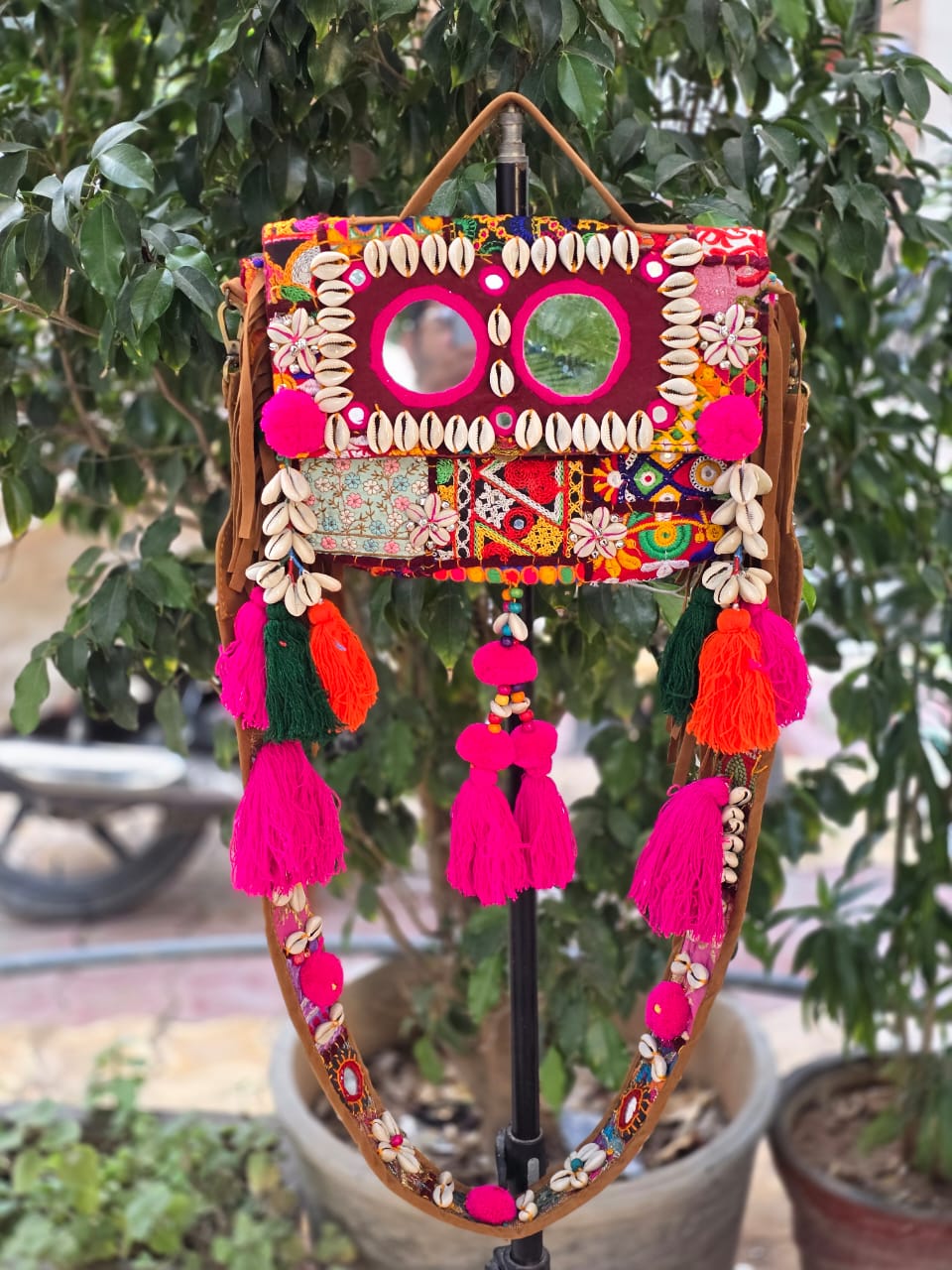 Banjara bag sling bag mirror work embroidery patch work bag