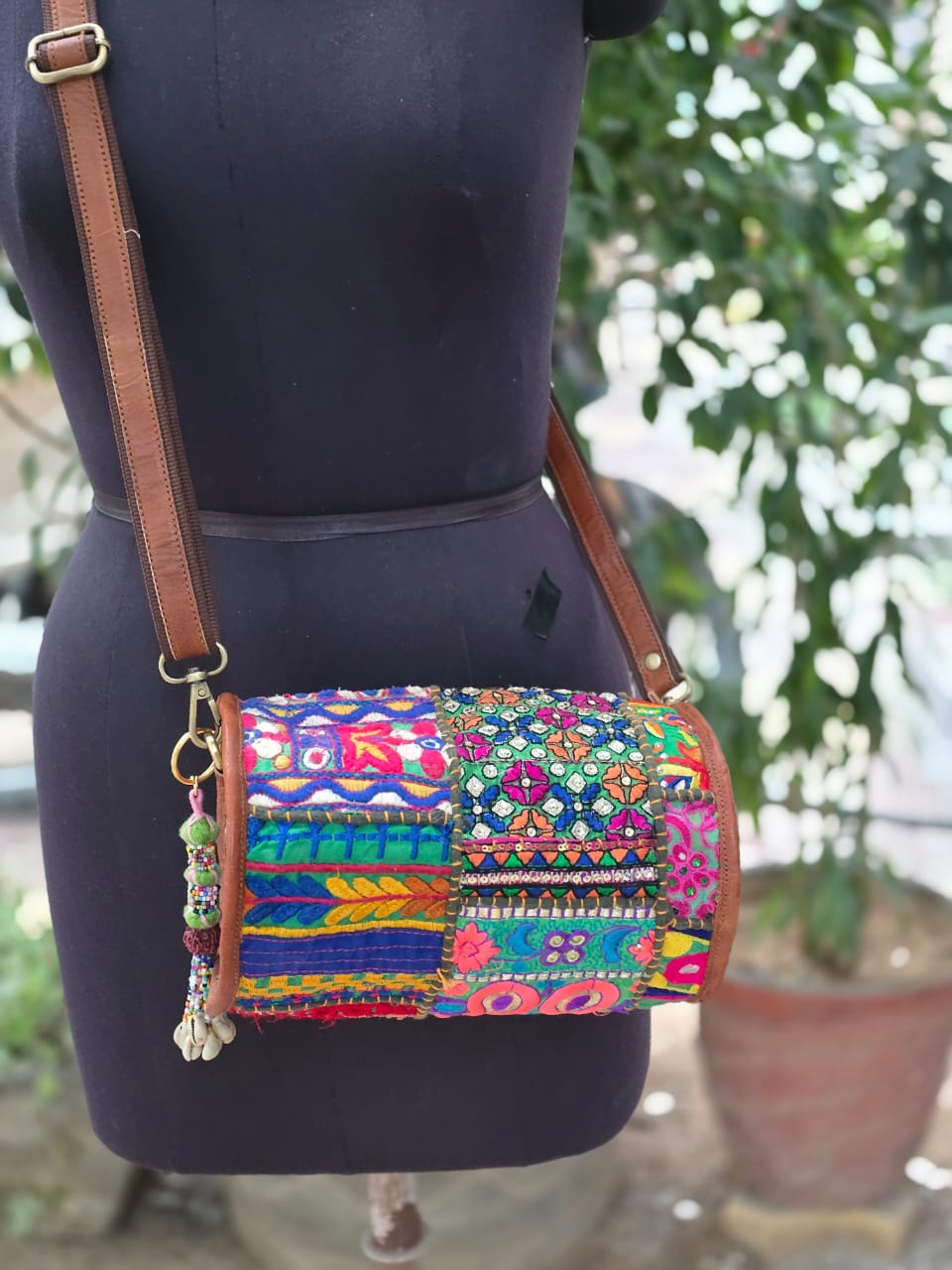 Genuine leather bag sling bag handbag purse Banjara Bag