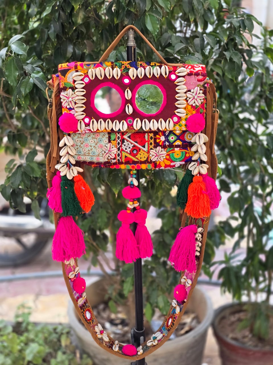 Banjara bag sling bag mirror work embroidery patch work bag