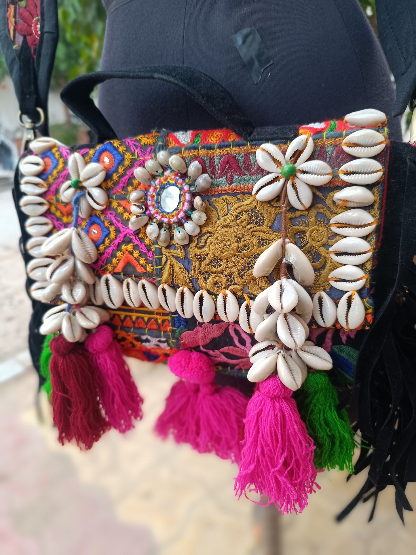 Banjara bag sling bag mirror work embroidery patch work bag