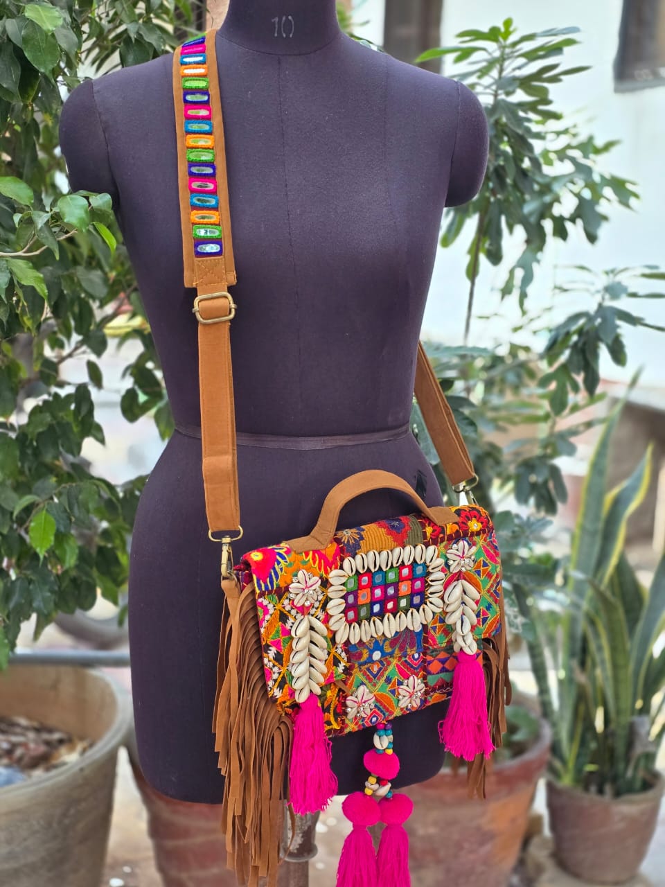Banjara bag sling bag mirror work embroidery patch work bag