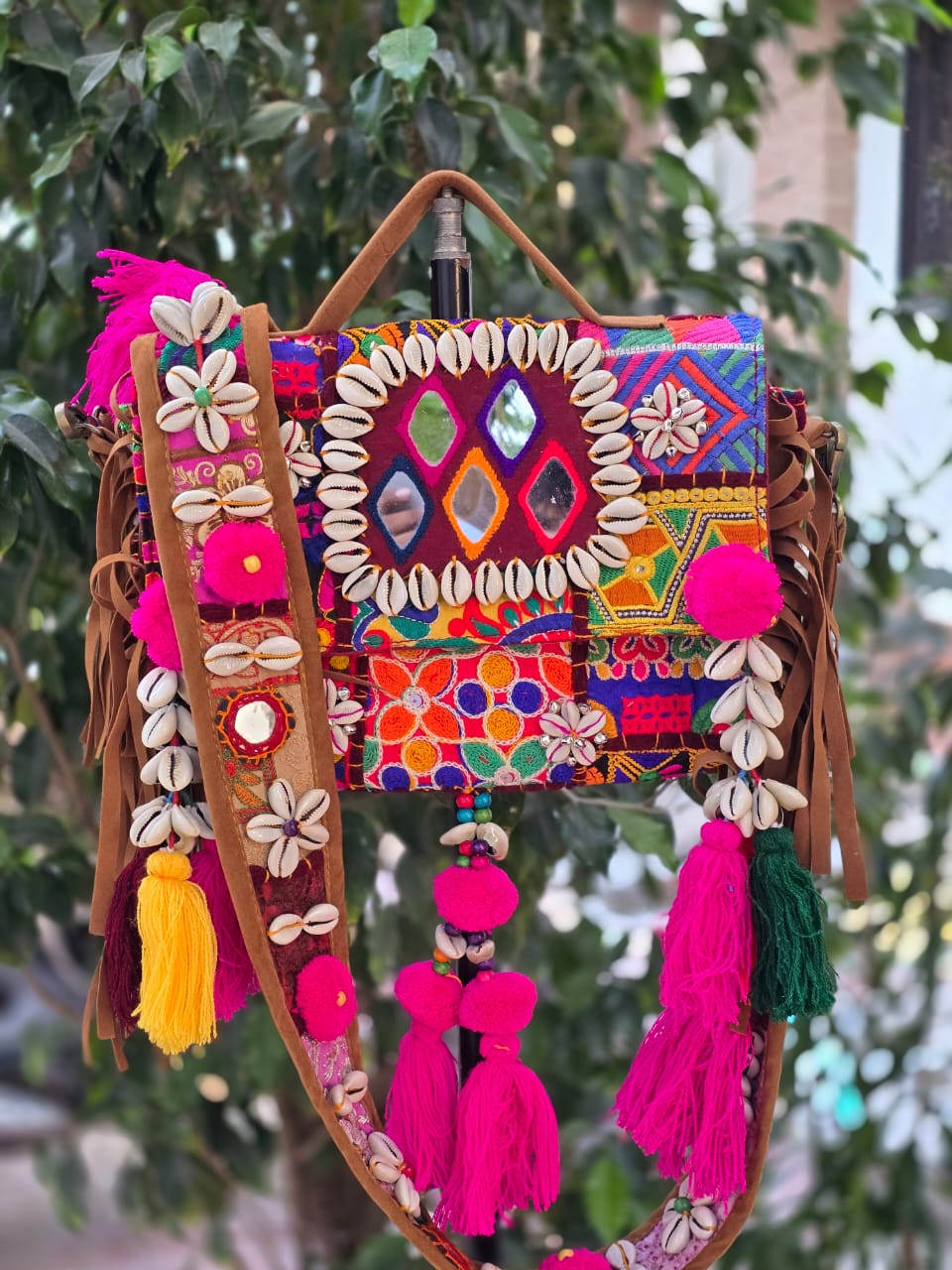 Banjara bag sling bag mirror work embroidery patch work bag