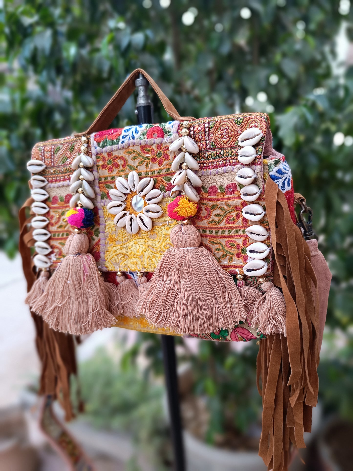 Banjara bag sling bag fringes bag