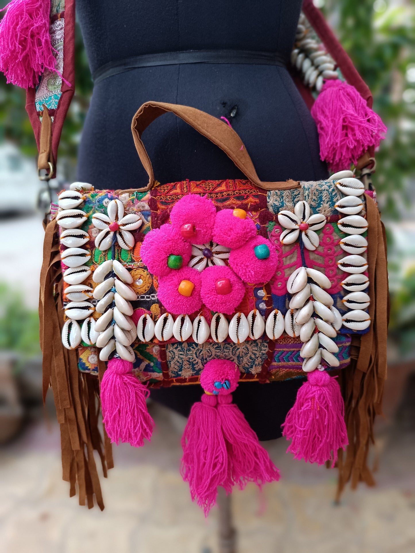 Banjara bag sling bag mirror work embroidery patch work bag