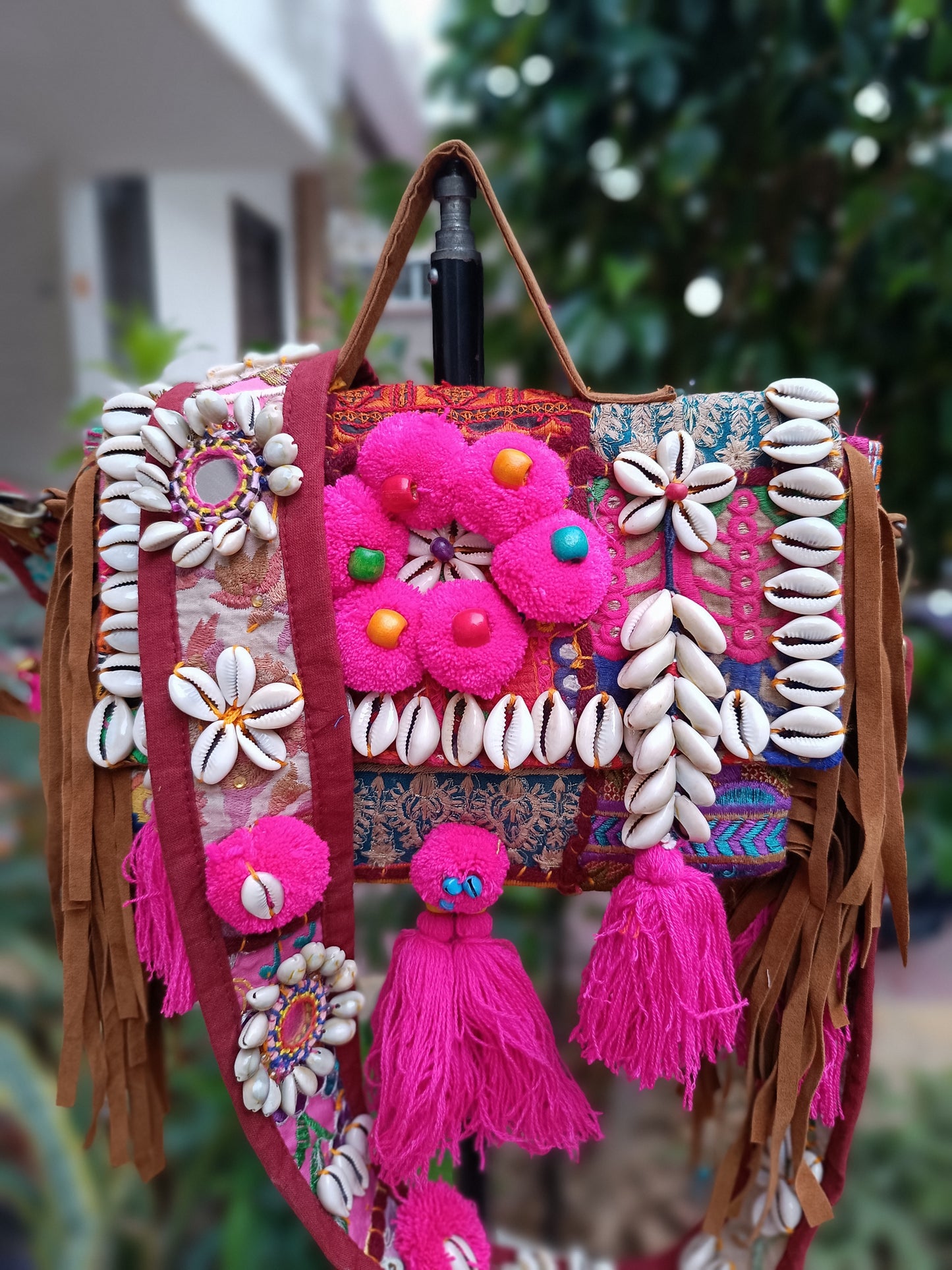 Banjara bag sling bag mirror work embroidery patch work bag