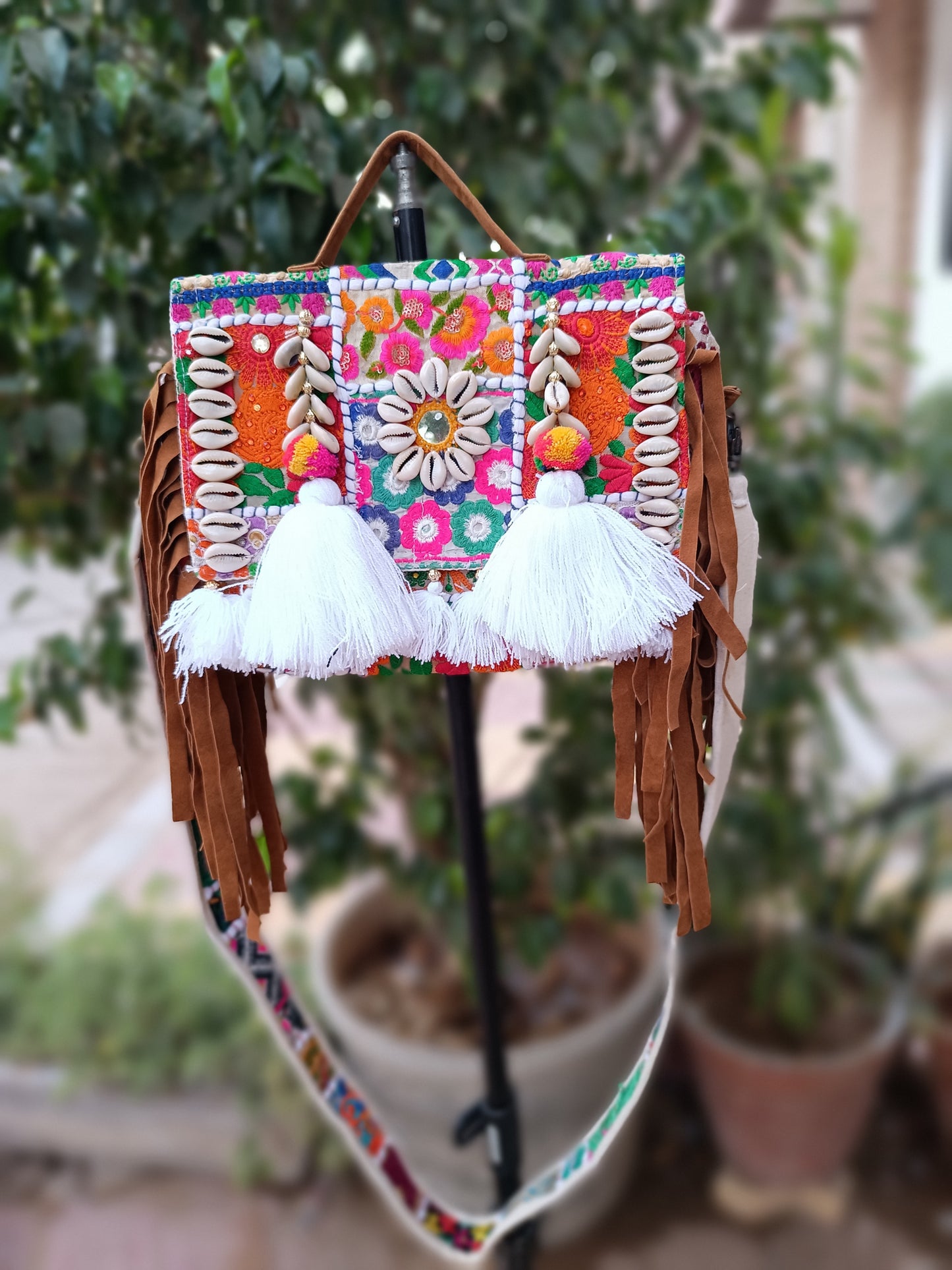 Banjara bag sling bag fringes bag