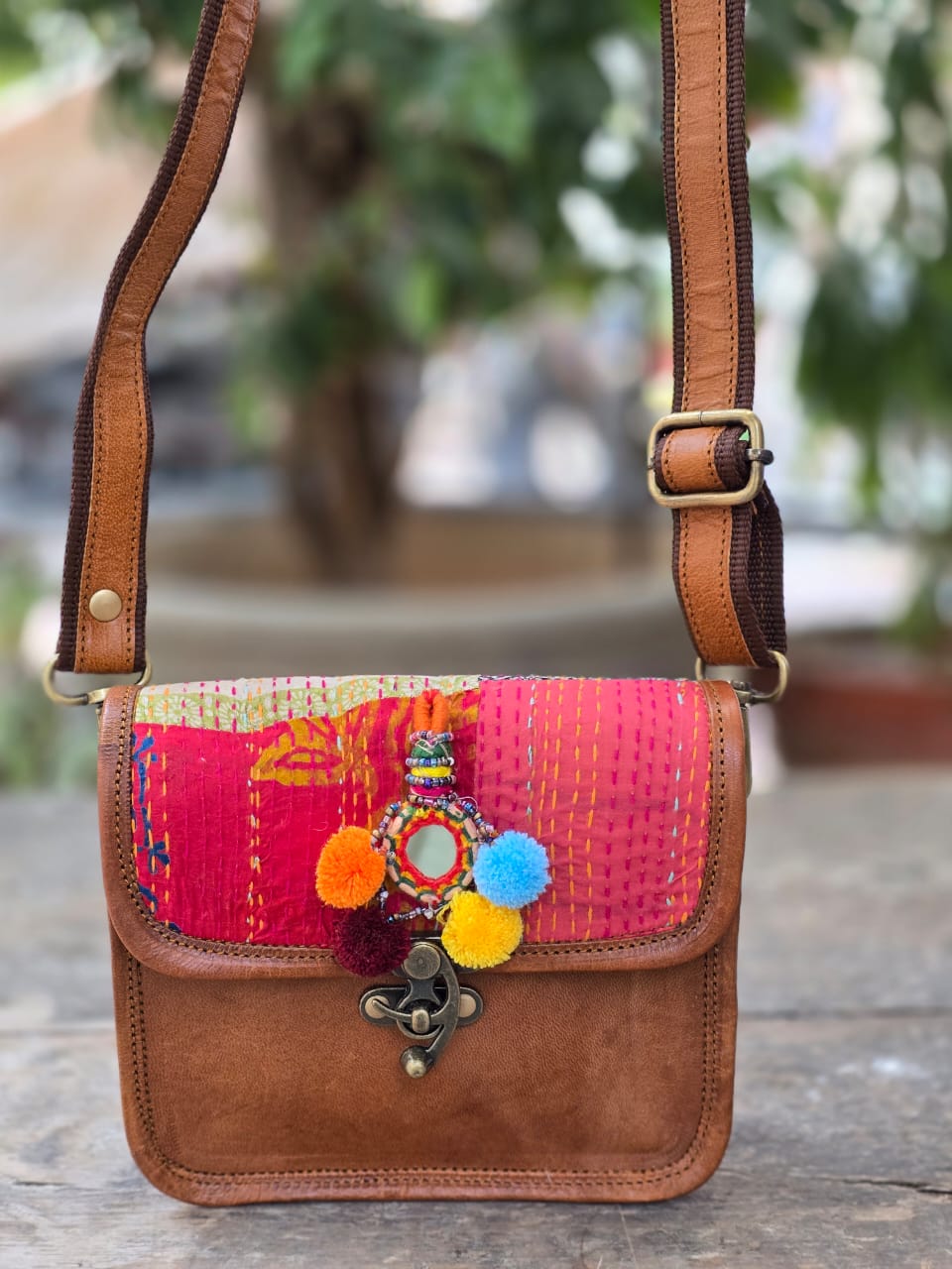 Genuine leather bag sling bag handbag purse Banjara Bag