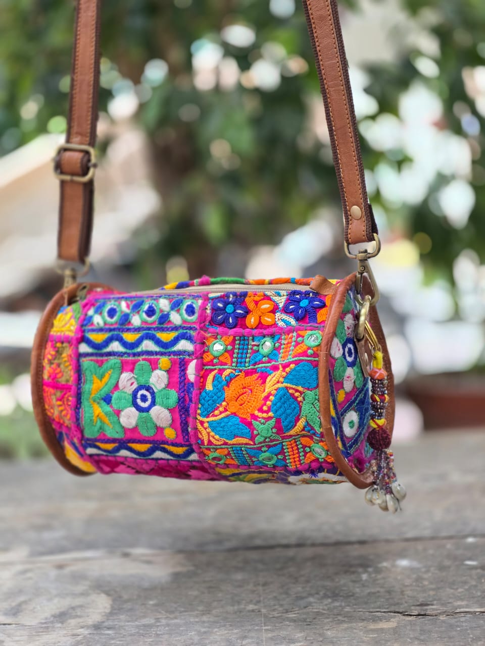 Genuine leather bag sling bag handbag purse Banjara Bag