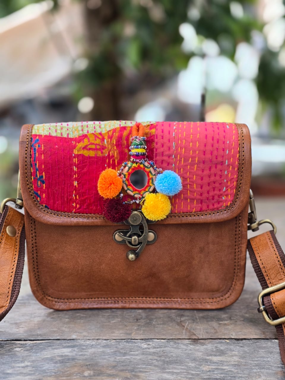 Genuine leather bag sling bag handbag purse Banjara Bag