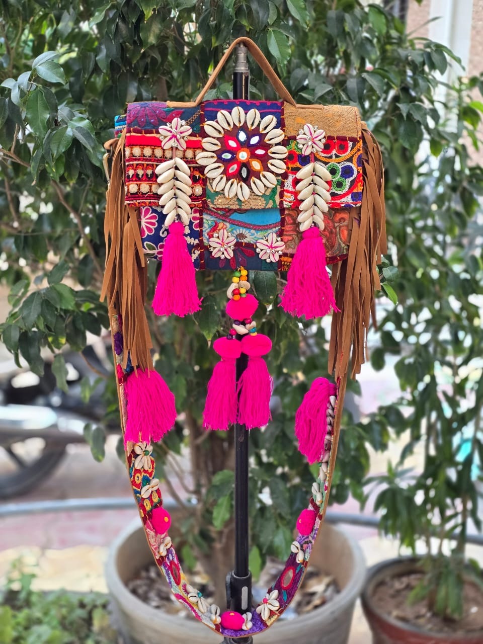 Banjara bag sling bag mirror work embroidery patch work bag