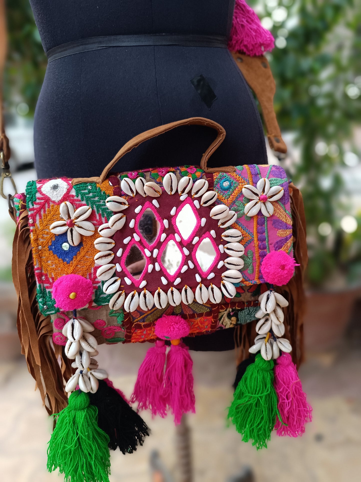 Banjara bag sling bag mirror work embroidery patch work bag