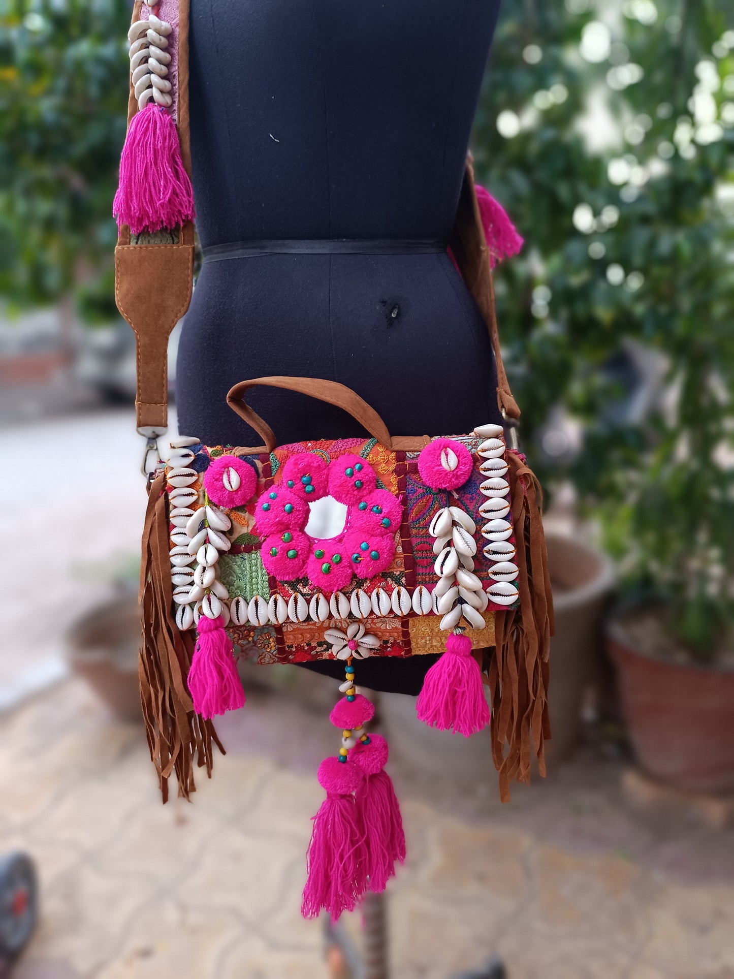 Banjara bag sling bag mirror work embroidery patch work bag