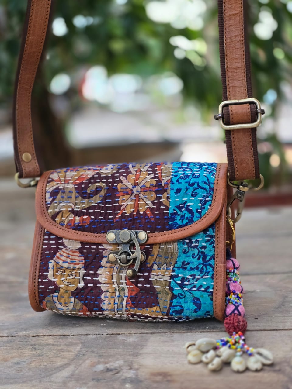 Genuine leather bag sling bag handbag purse Banjara Bag