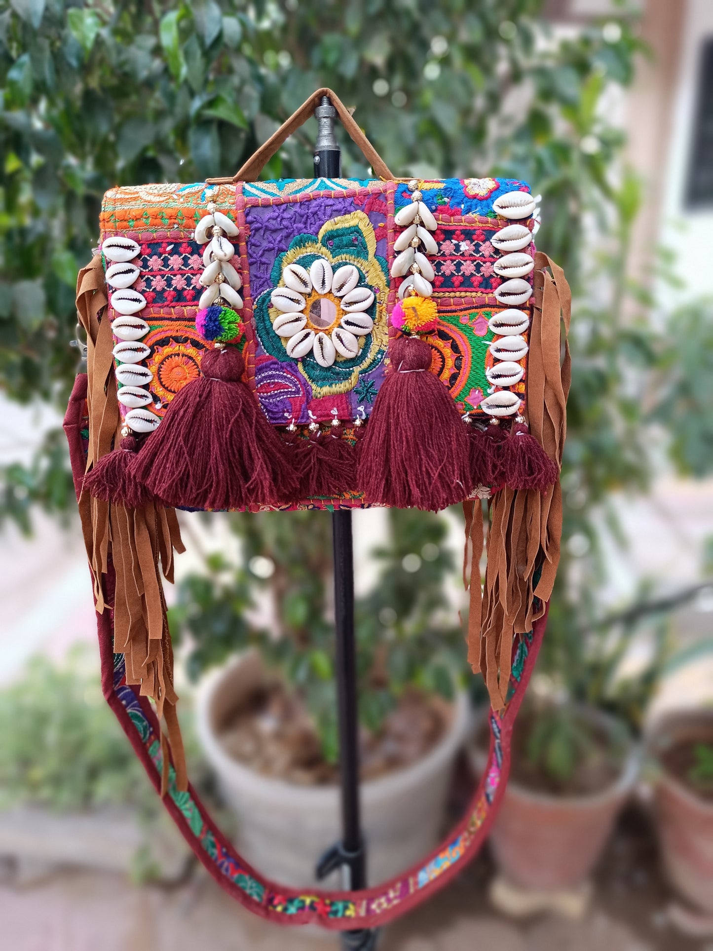 Banjara bag sling bag fringes bag