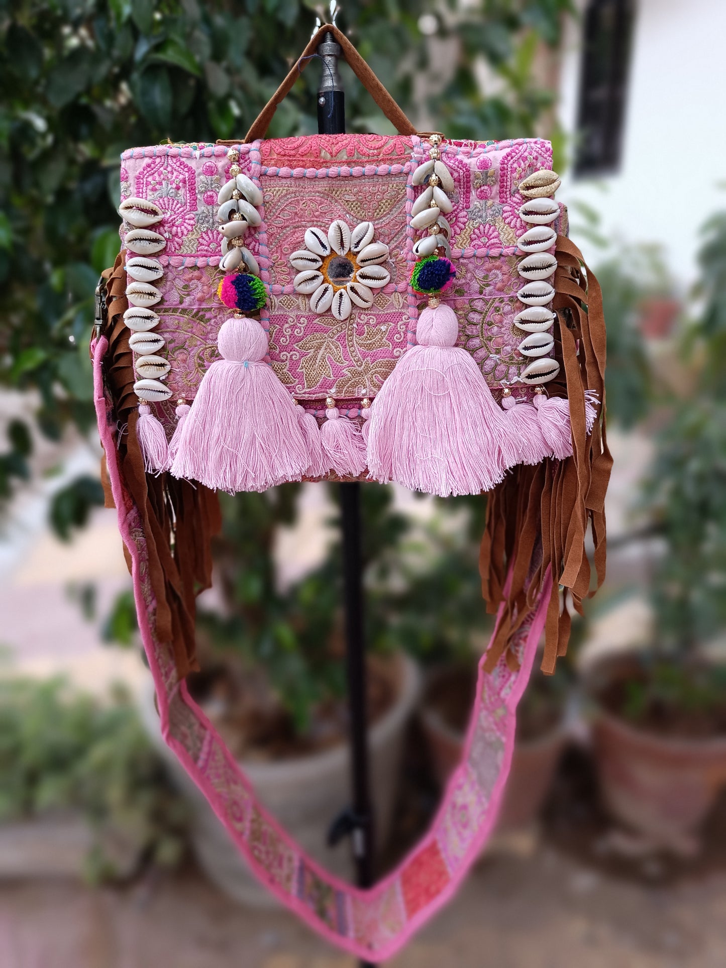Banjara bag sling bag fringes bag