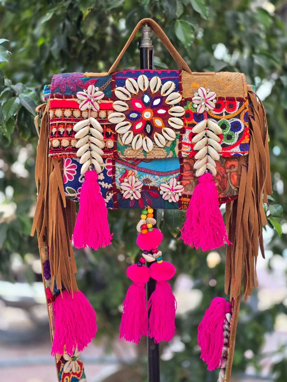 Banjara bag sling bag mirror work embroidery patch work bag