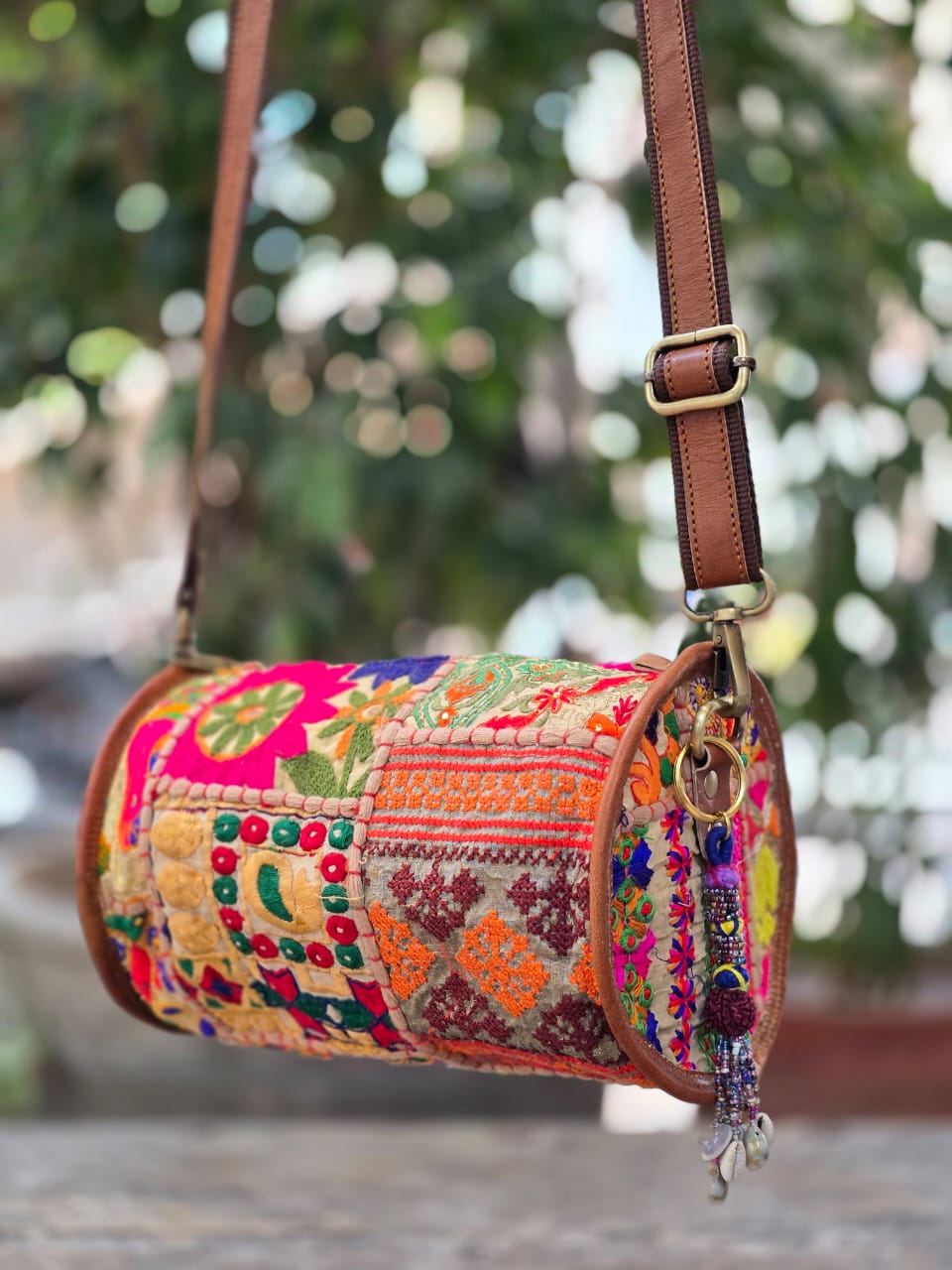 Genuine leather bag sling bag handbag purse Banjara Bag
