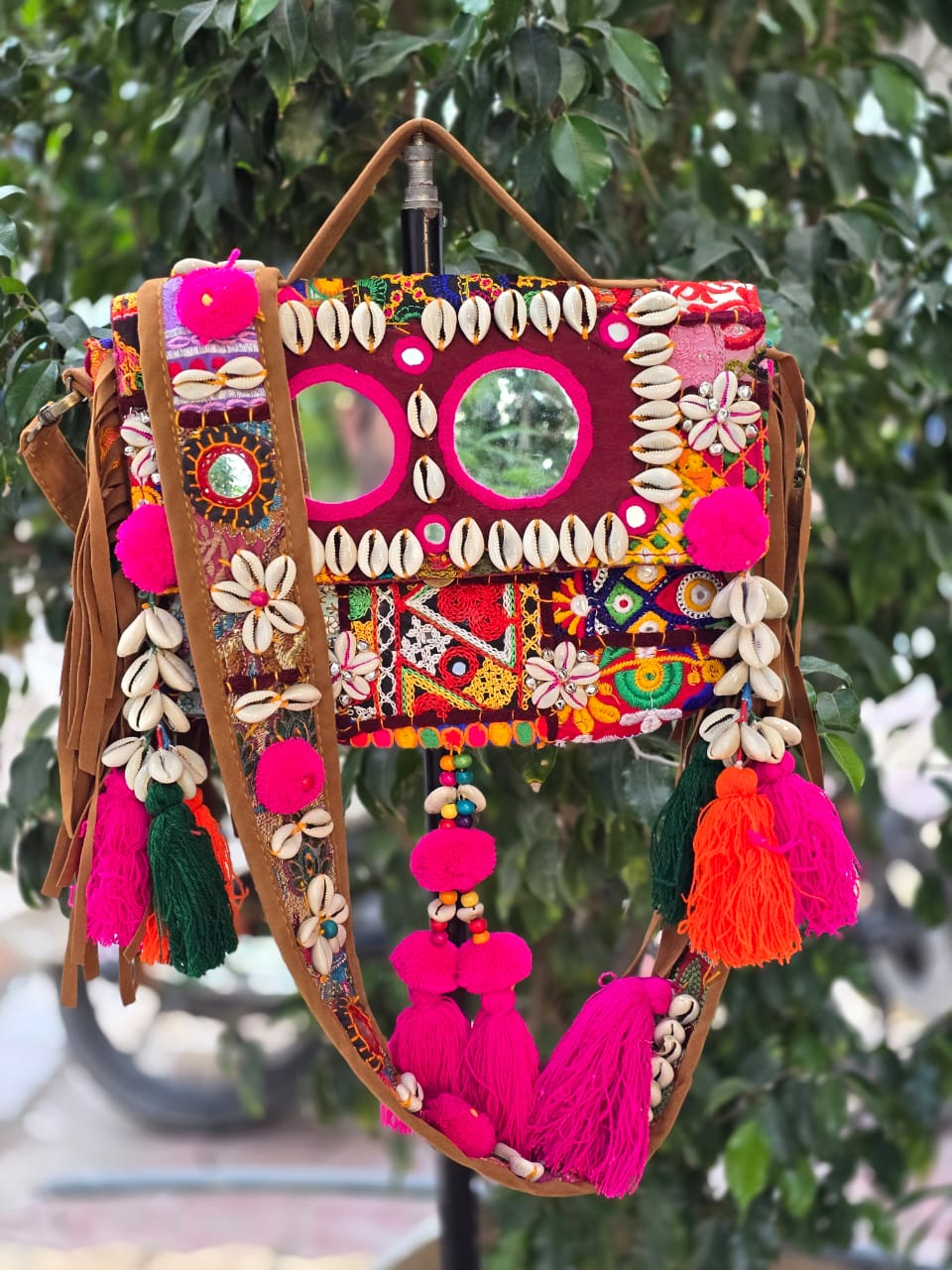Banjara bag sling bag mirror work embroidery patch work bag