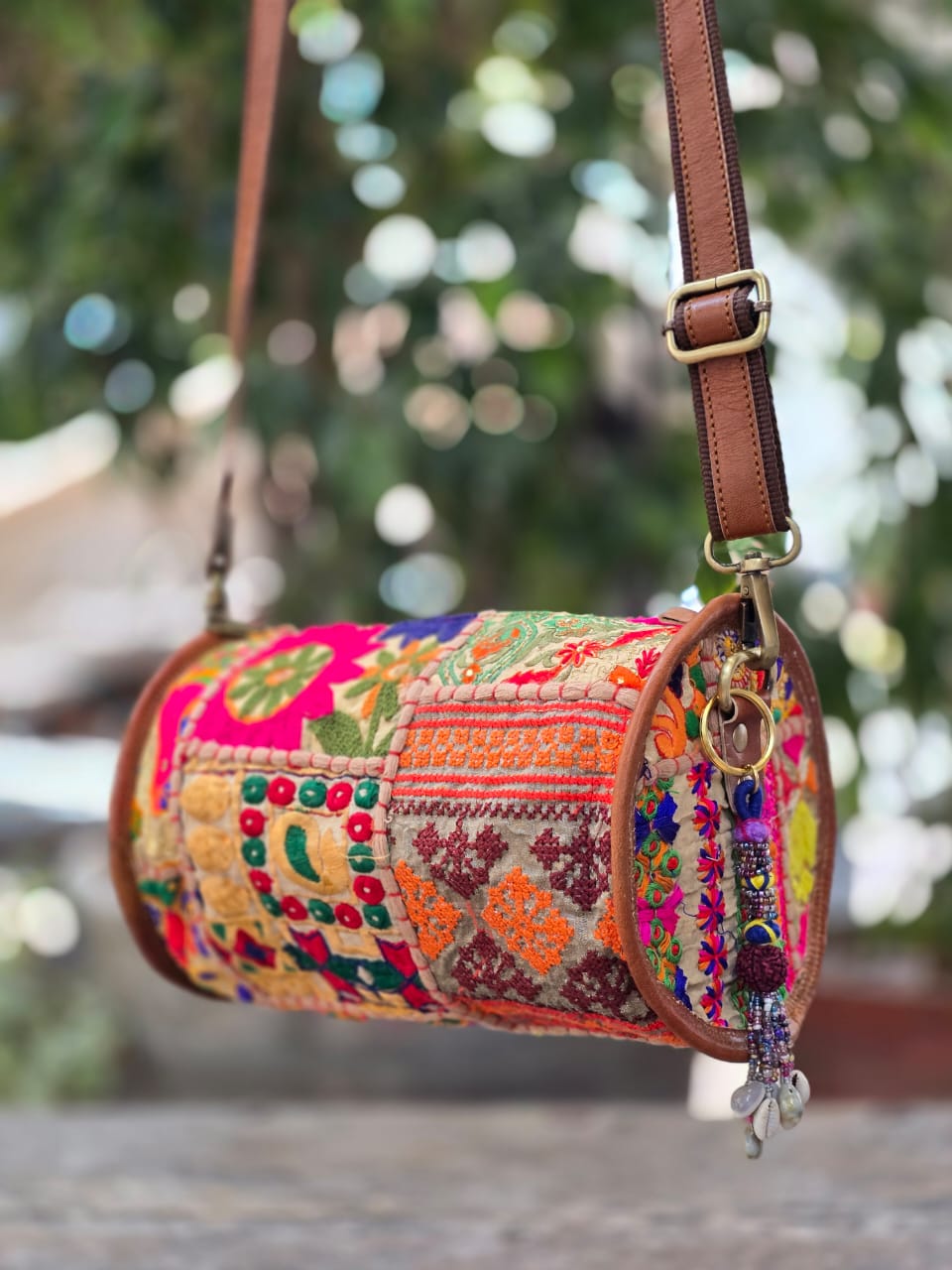 Genuine leather bag sling bag handbag purse Banjara Bag