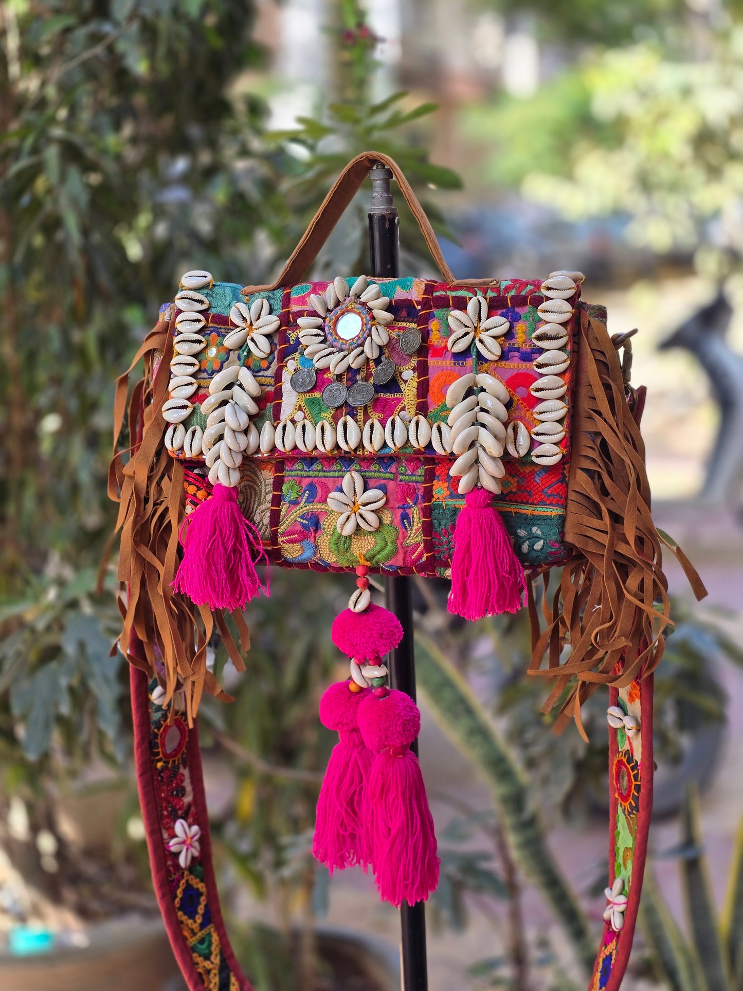 Banjara bag sling bag mirror work embroidery patch work bag