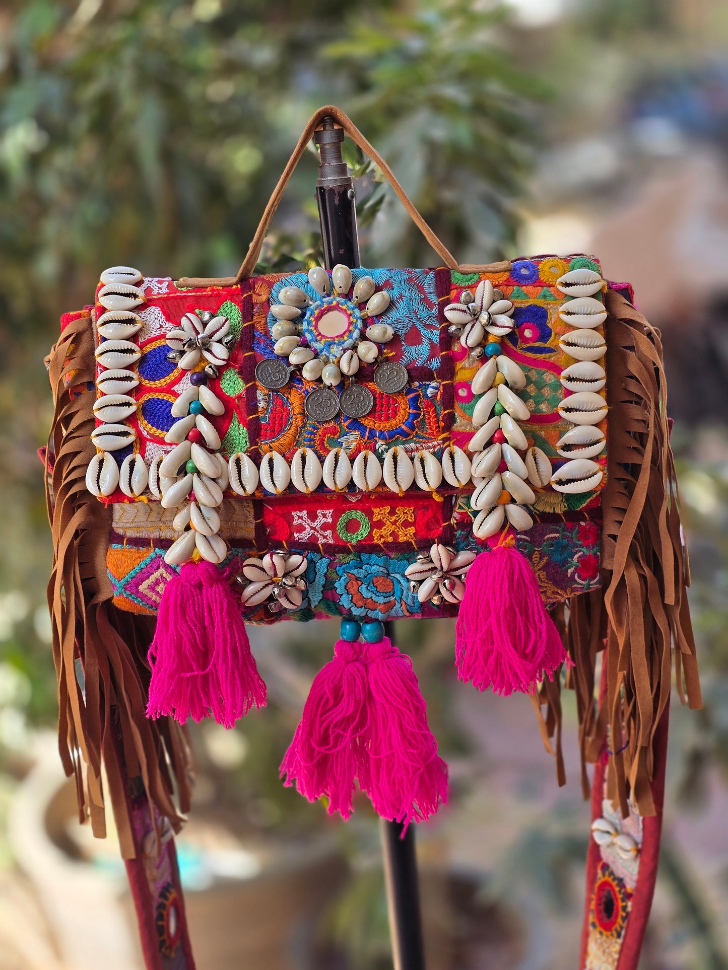 Banjara bag sling bag mirror work embroidery patch work bag