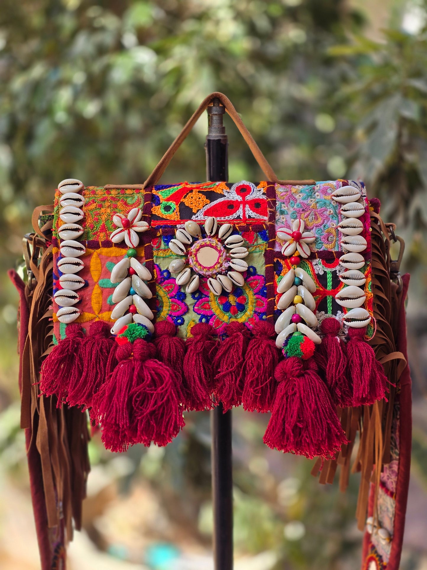 Banjara bag sling bag mirror work embroidery patch work bag