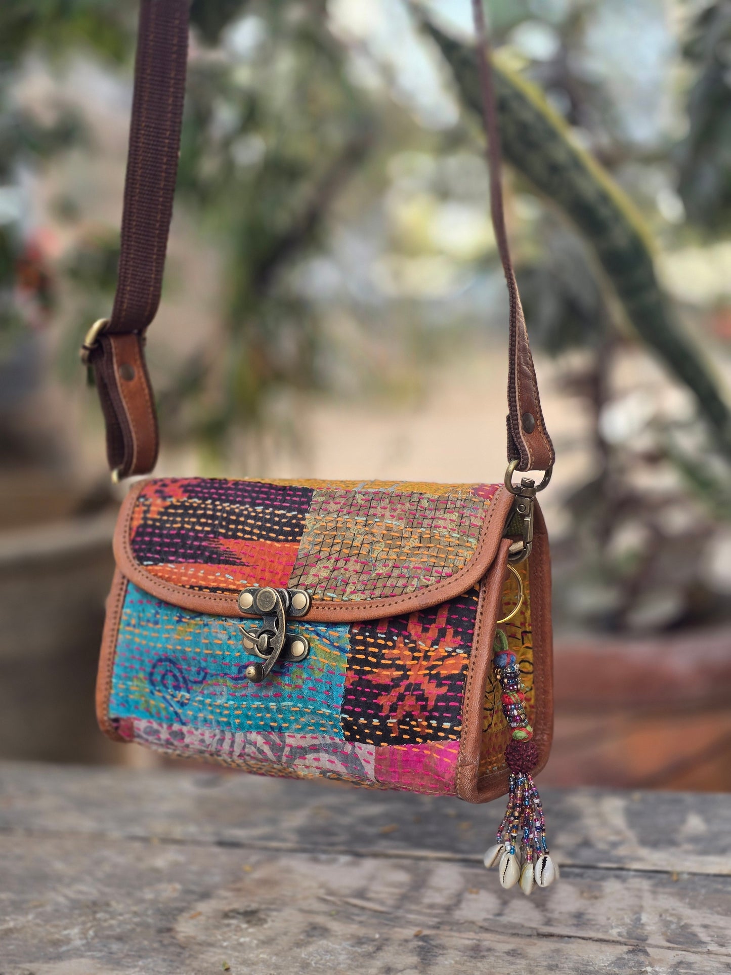 Genuine leather bag sling bag handbag purse Banjara Bag